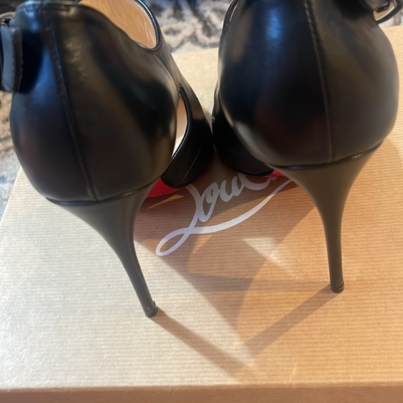 Christian Louboutin Sharpeta 100 Nappa Shiny Black - Picture 5 of 10